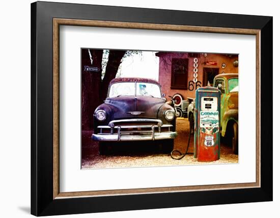 Route 66 - Gas Station - Arizona - United States-Philippe Hugonnard-Framed Photographic Print