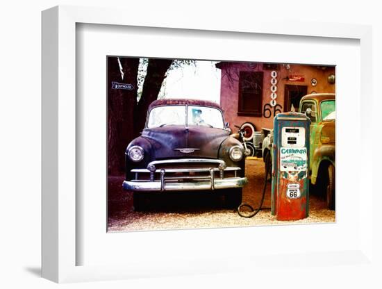 Route 66 - Gas Station - Arizona - United States-Philippe Hugonnard-Framed Photographic Print