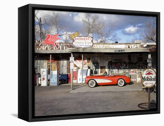 Route 66, Hackberry, Arizona, USA-Julian McRoberts-Framed Premier Image Canvas