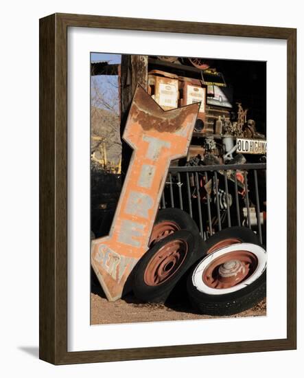 Route 66, Hackberry, Arizona, USA-Julian McRoberts-Framed Photographic Print