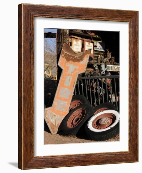 Route 66, Hackberry, Arizona, USA-Julian McRoberts-Framed Photographic Print