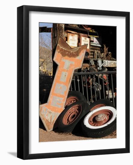 Route 66, Hackberry, Arizona, USA-Julian McRoberts-Framed Photographic Print