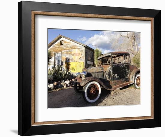 Route 66, Hackberry, Arizona, USA-Julian McRoberts-Framed Photographic Print