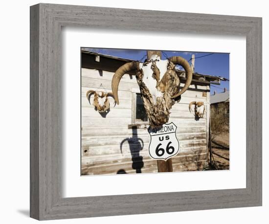 Route 66, Hackberry, Arizona, USA-Julian McRoberts-Framed Photographic Print