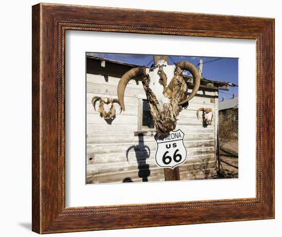 Route 66, Hackberry, Arizona, USA-Julian McRoberts-Framed Photographic Print