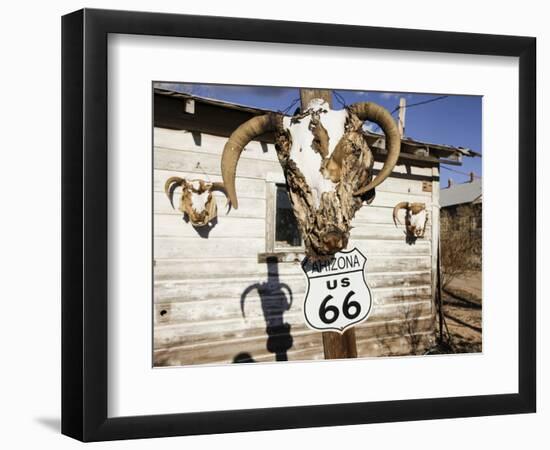 Route 66, Hackberry, Arizona, USA-Julian McRoberts-Framed Photographic Print