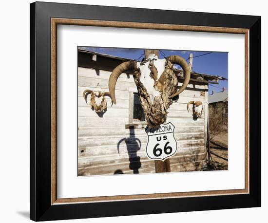 Route 66, Hackberry, Arizona, USA-Julian McRoberts-Framed Photographic Print