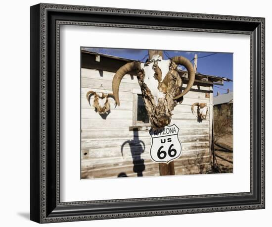 Route 66, Hackberry, Arizona, USA-Julian McRoberts-Framed Photographic Print