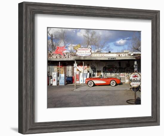 Route 66, Hackberry, Arizona, USA-Julian McRoberts-Framed Photographic Print