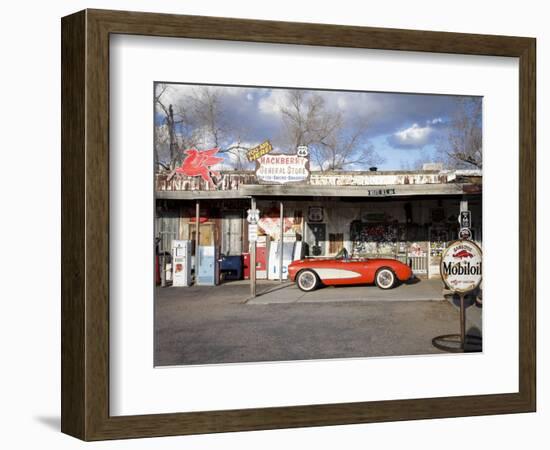 Route 66, Hackberry, Arizona, USA-Julian McRoberts-Framed Photographic Print