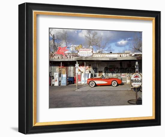 Route 66, Hackberry, Arizona, USA-Julian McRoberts-Framed Photographic Print