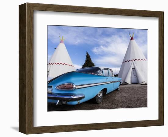 Route 66, Holbrook, Arizona, USA-Julian McRoberts-Framed Photographic Print