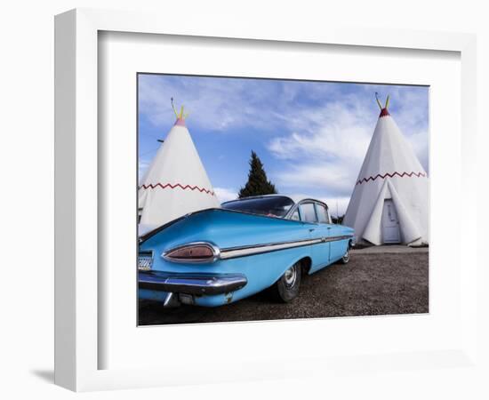 Route 66, Holbrook, Arizona, USA-Julian McRoberts-Framed Photographic Print