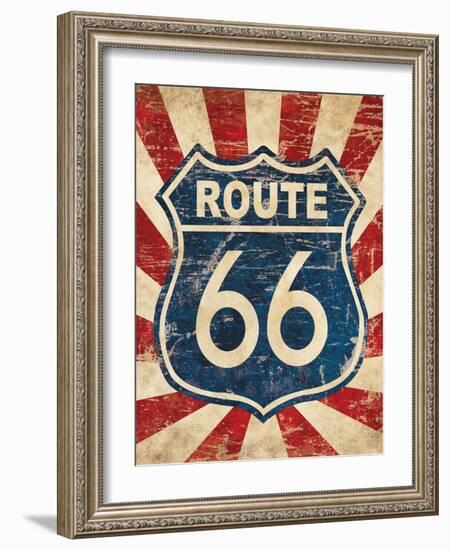 Route 66 I-N. Harbick-Framed Art Print