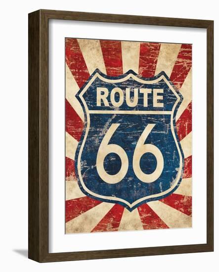 Route 66 I-N. Harbick-Framed Art Print