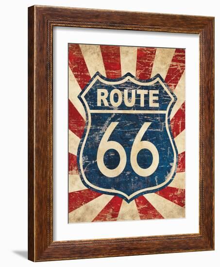 Route 66 I-N. Harbick-Framed Art Print