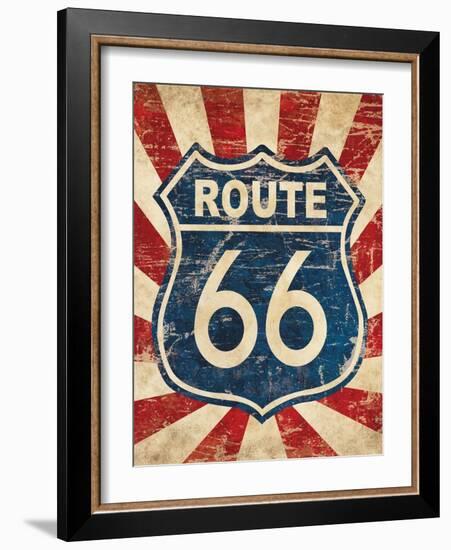 Route 66 I-N. Harbick-Framed Art Print