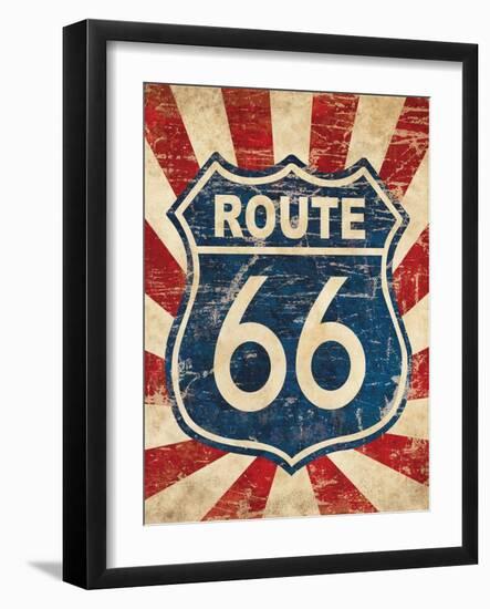 Route 66 I-N. Harbick-Framed Art Print