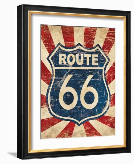 Route 66 I-N. Harbick-Framed Art Print