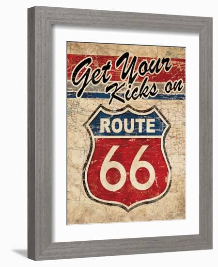 Route 66 II-N. Harbick-Framed Art Print