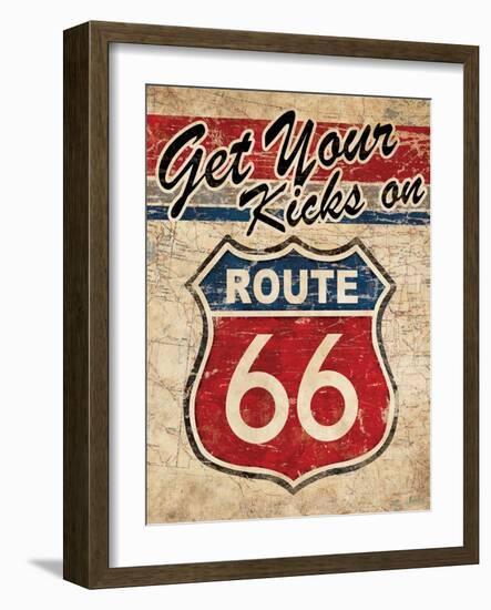 Route 66 II-N. Harbick-Framed Art Print