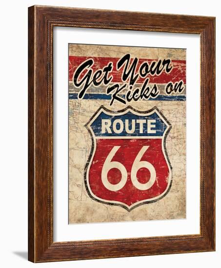 Route 66 II-N. Harbick-Framed Art Print