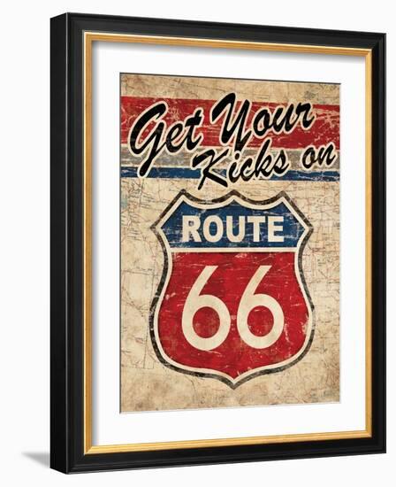 Route 66 II-N. Harbick-Framed Art Print