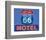 Route 66, Motel-null-Framed Art Print