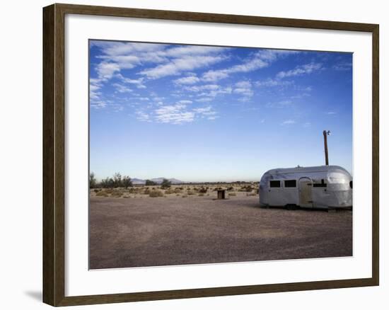 Route 66, Newberry Springs, California, USA-Julian McRoberts-Framed Photographic Print