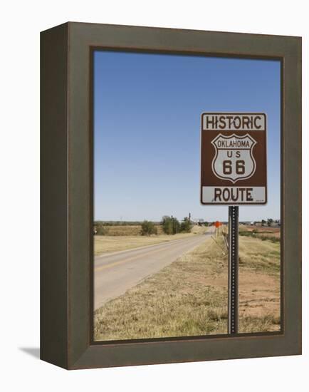 Route 66, Oklahoma, United States of America, North America-Snell Michael-Framed Premier Image Canvas