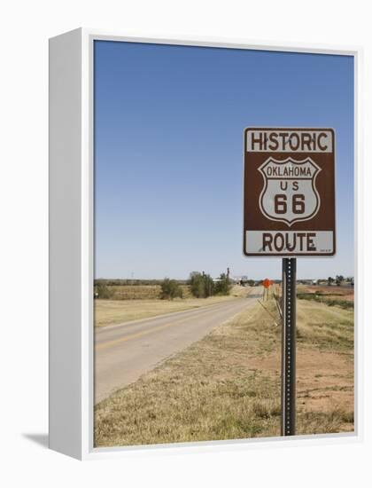 Route 66, Oklahoma, United States of America, North America-Snell Michael-Framed Premier Image Canvas