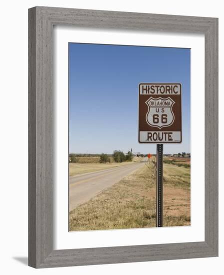 Route 66, Oklahoma, United States of America, North America-Snell Michael-Framed Photographic Print