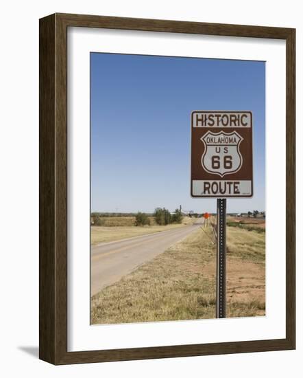 Route 66, Oklahoma, United States of America, North America-Snell Michael-Framed Photographic Print
