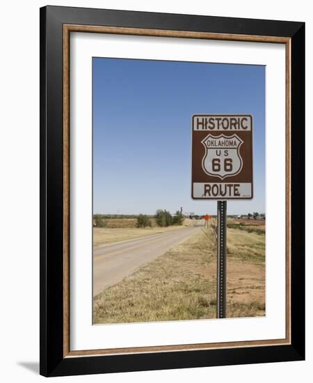 Route 66, Oklahoma, United States of America, North America-Snell Michael-Framed Photographic Print