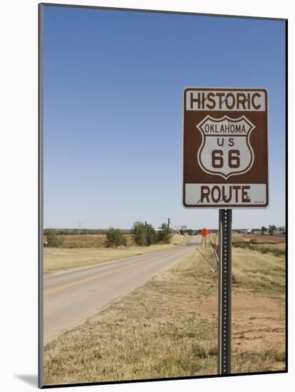 Route 66, Oklahoma, United States of America, North America-Snell Michael-Mounted Photographic Print
