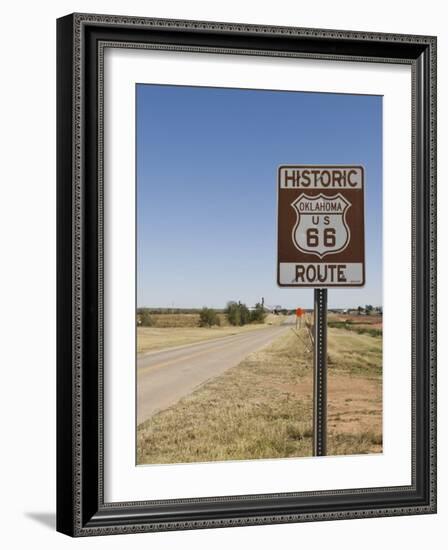 Route 66, Oklahoma, United States of America, North America-Snell Michael-Framed Photographic Print