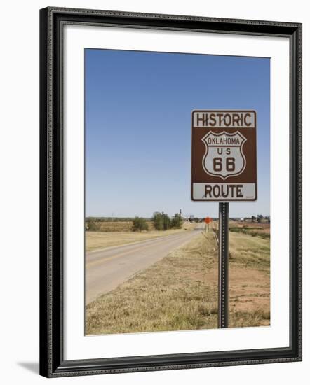 Route 66, Oklahoma, United States of America, North America-Snell Michael-Framed Photographic Print