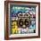 Route 66 Plates-Lauren Gibbons-Framed Art Print