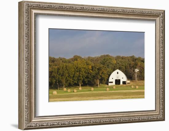 Route 66 Rock of Ages Farm, Arcadia, Oklahoma, USA-Walter Bibikow-Framed Photographic Print