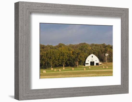 Route 66 Rock of Ages Farm, Arcadia, Oklahoma, USA-Walter Bibikow-Framed Photographic Print