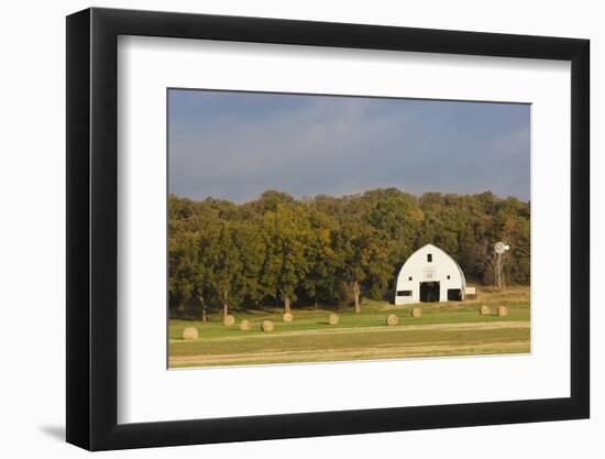 Route 66 Rock of Ages Farm, Arcadia, Oklahoma, USA-Walter Bibikow-Framed Photographic Print