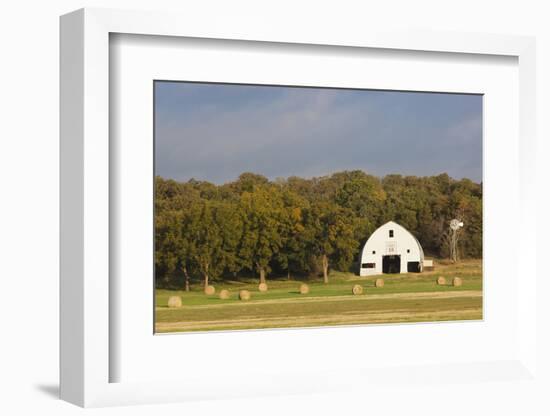 Route 66 Rock of Ages Farm, Arcadia, Oklahoma, USA-Walter Bibikow-Framed Photographic Print