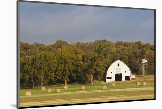 Route 66 Rock of Ages Farm, Arcadia, Oklahoma, USA-Walter Bibikow-Mounted Photographic Print