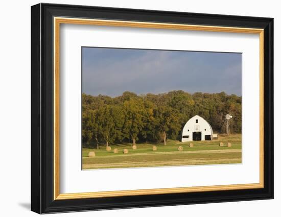 Route 66 Rock of Ages Farm, Arcadia, Oklahoma, USA-Walter Bibikow-Framed Photographic Print