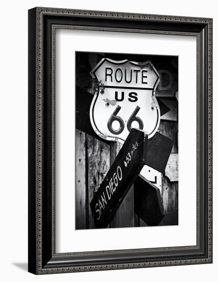 Route 66 - sign - Arizona - United States-Philippe Hugonnard-Framed Photographic Print