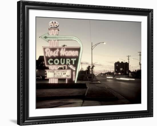 Route 66, Springfied, Missouri-Jon Arnold-Framed Art Print