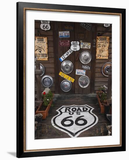 Route 66 Theme Restaurant, Akouda, Tunisia-Walter Bibikow-Framed Photographic Print