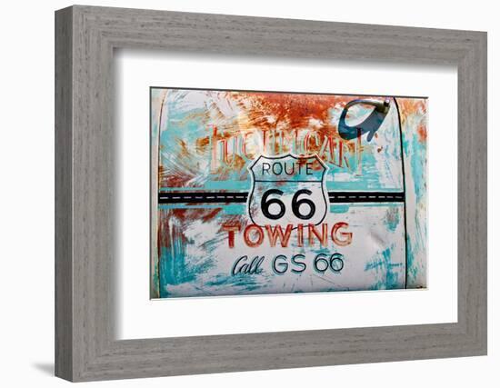 Route 66 Towing, 2017-null-Framed Photographic Print