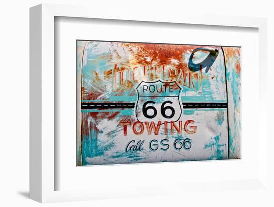 Route 66 Towing, 2017-null-Framed Photographic Print