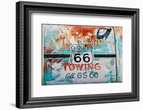 Route 66 Towing, 2017-null-Framed Photographic Print